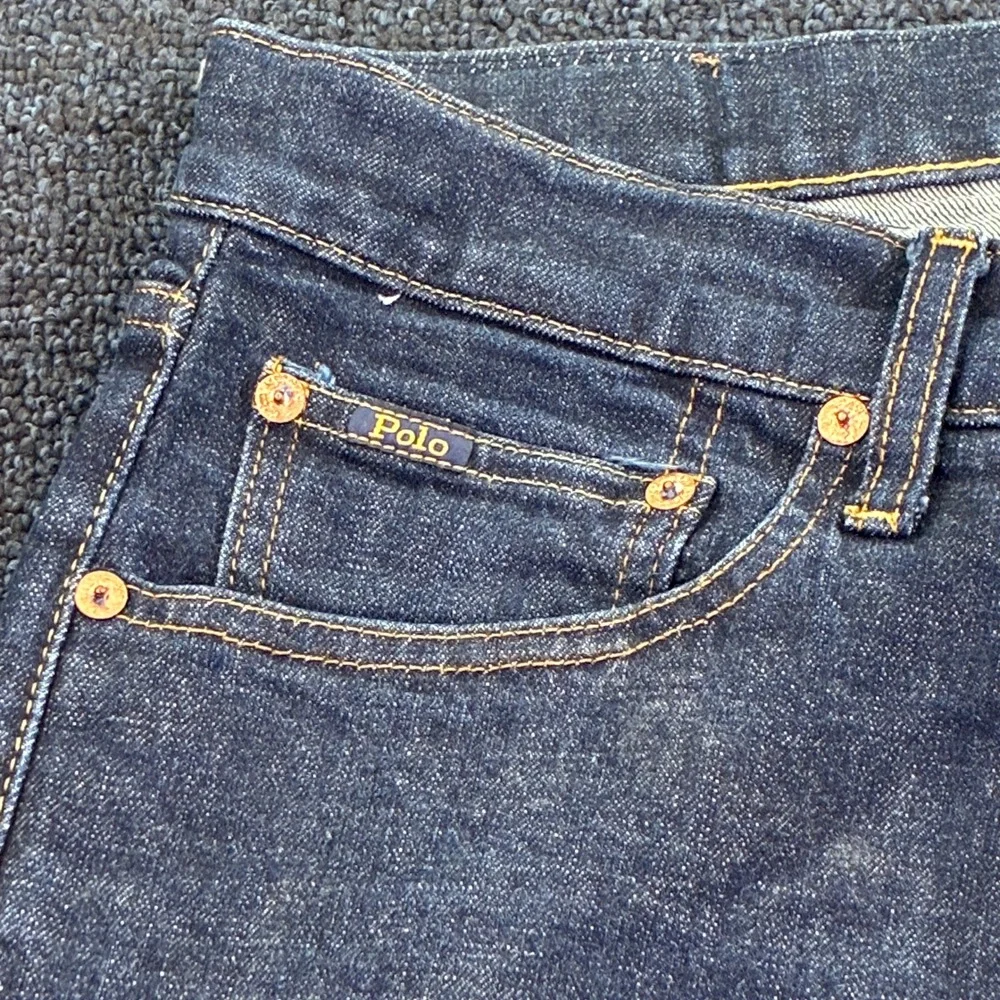Polo Ralph Lauren Sullivan Slim Jeans Men 34x34 Dark Wash Indigo Stretch Denim